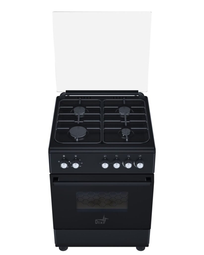 გაზქურა Dixi FF6400GFZB (mixed black)