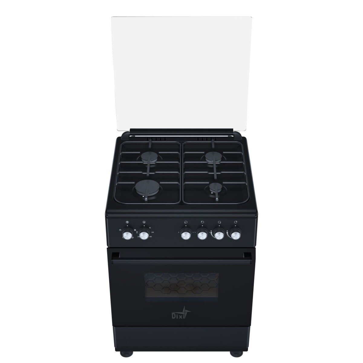 გაზქურა Dixi FF6400GFZB (mixed black)