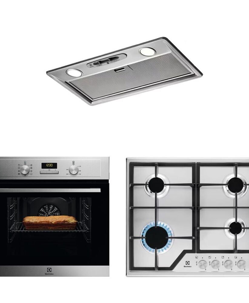 ჩასაშენებელი სამეული Electrolux EOF3H00BX KGS6426SX LFG525S